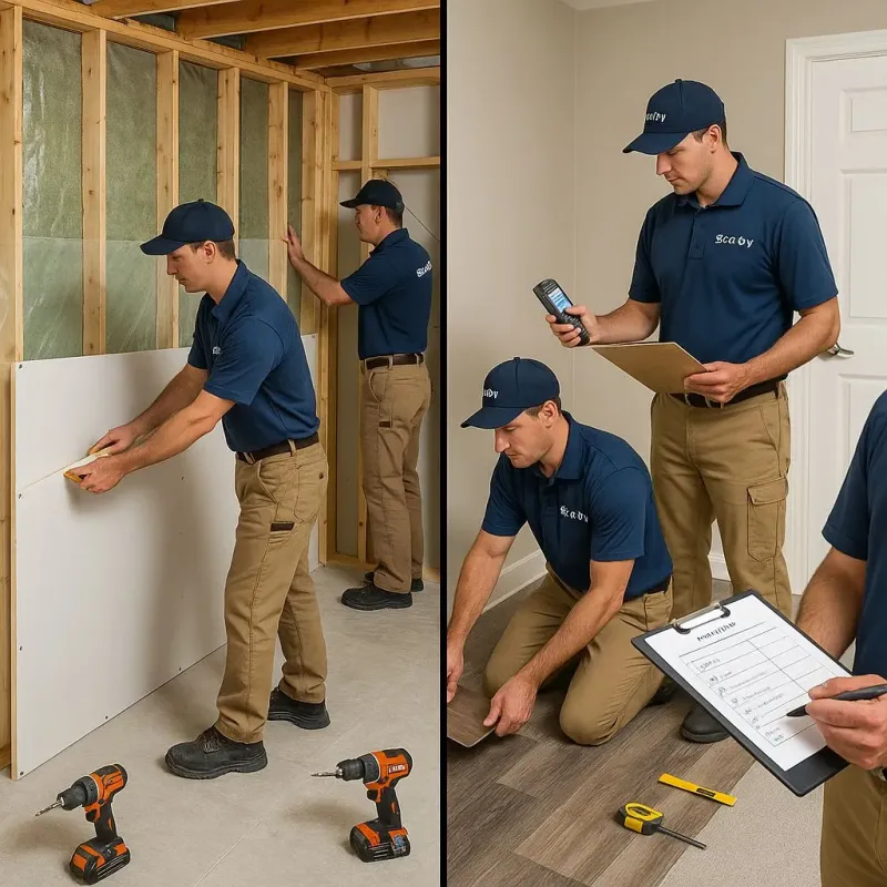 Repairs and Reconstruction process in Walnut Hill, TN