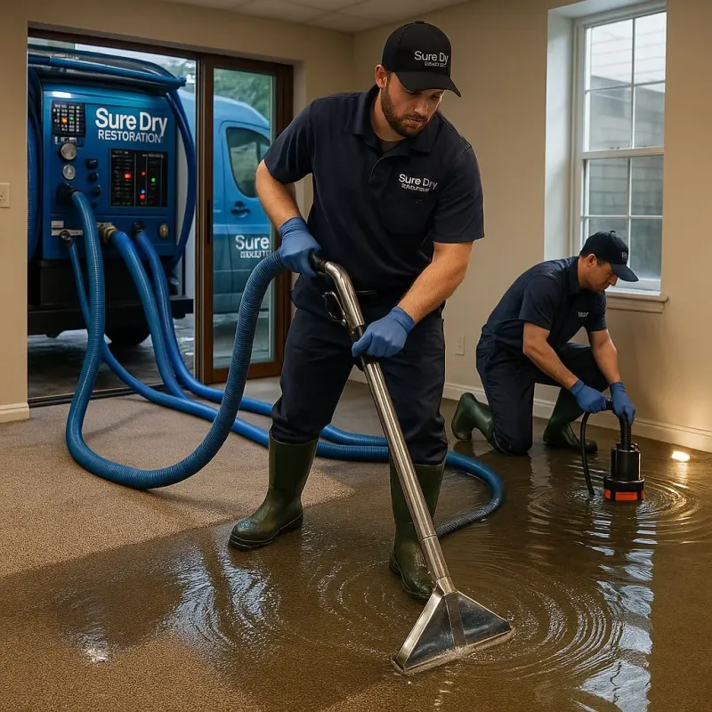 Water Extraction and Removal process in Walnut Hill, TN